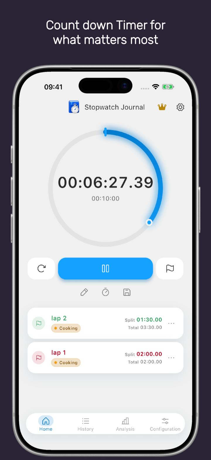 Stopwatch Journal screenshot 2
